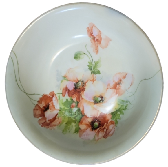 Vtg 1880-1918 ROYAL MUNICH Z.S.& CO BAVARIA SERVING BOWL PORCELAIN HAND PAINTED - Picture 1 of 6